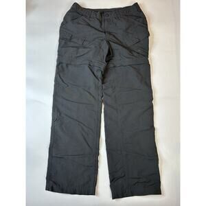 The North Face Pants Womens 8 Convertible Gray Cargo Nylon Outdoor Hiking
